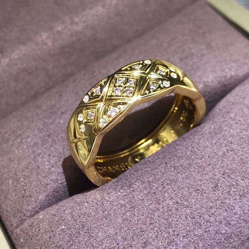 Chanel Coco Crush Diamonds 18K Yellow Gold Ring
