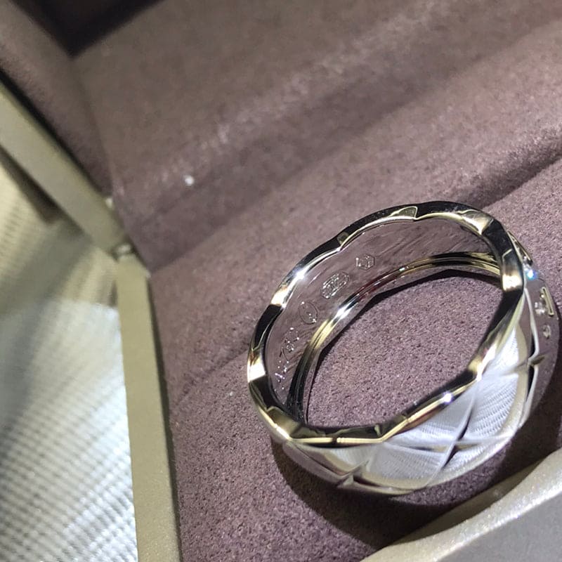 Chanel Coco Crush Diamonds 18K White Gold Ring