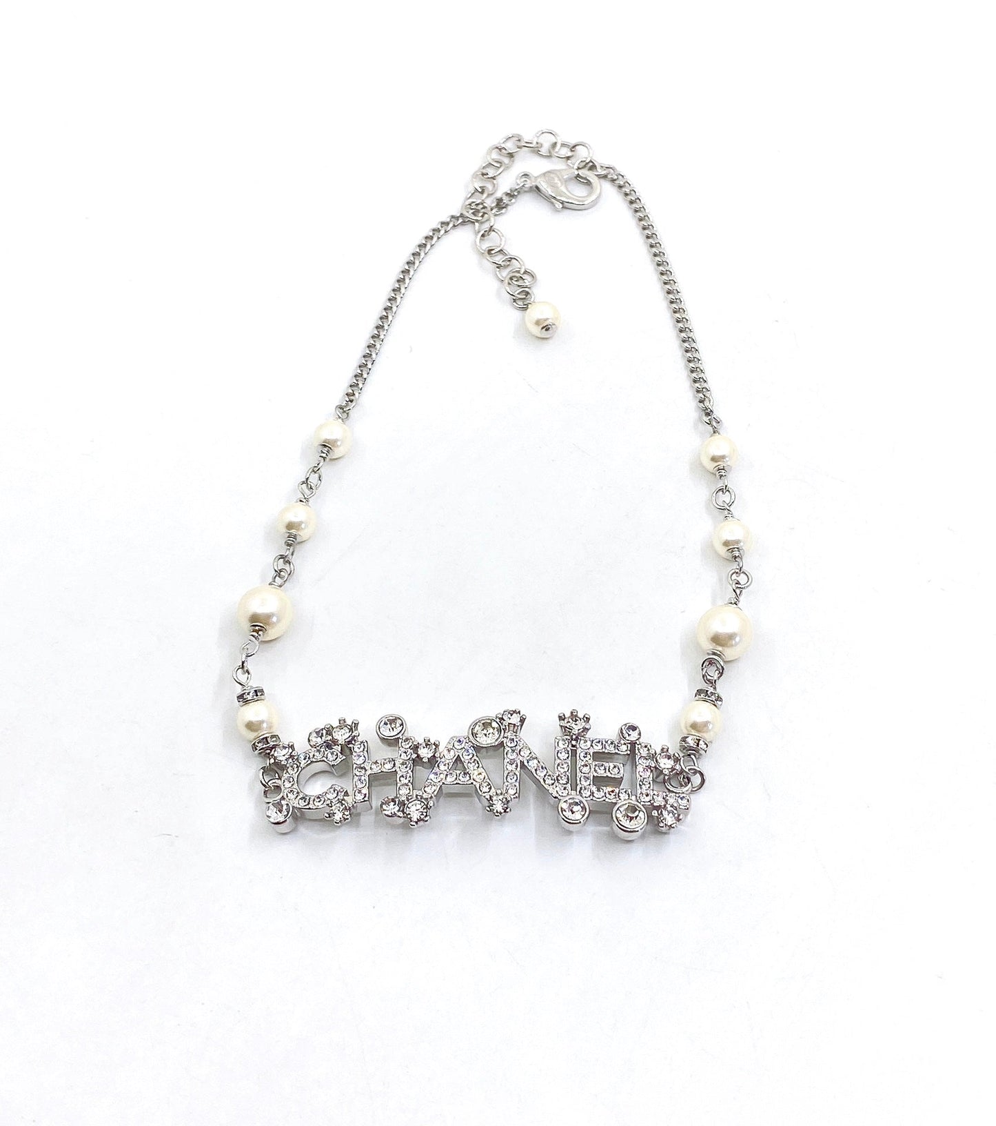 Chanel Crystals 18K Gold Necklace