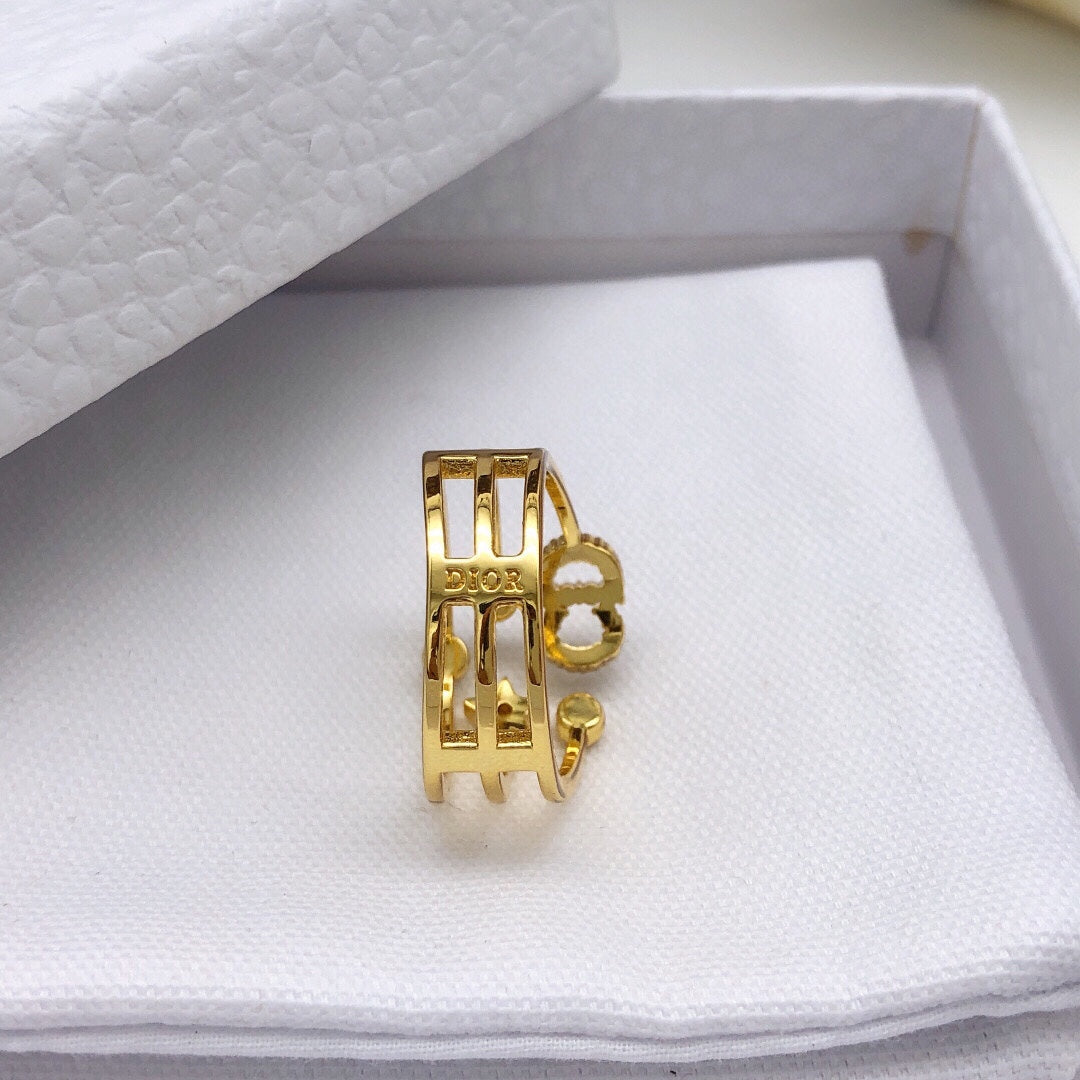 Dior Star Diamonds 18K Gold Ring
