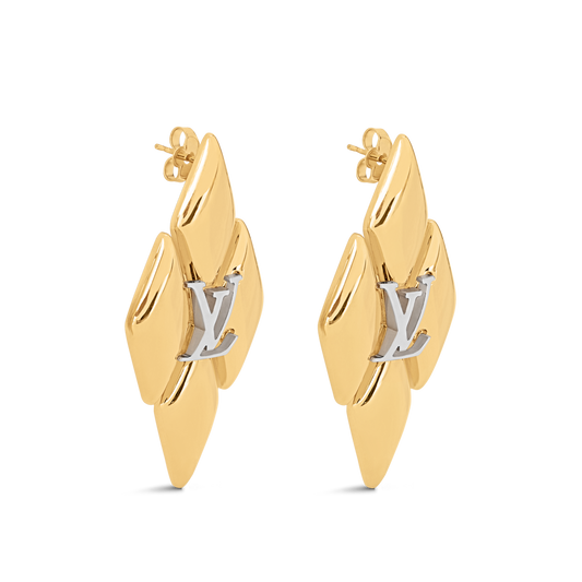 Louis Vuitton GO-14 18K Gold Earrings