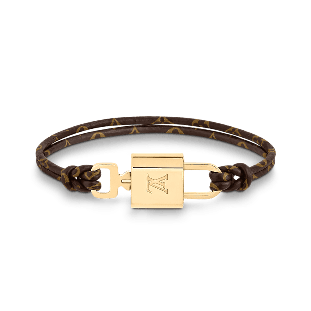 Louis Vuitton Lock It Again 18K Gold Bracelet
