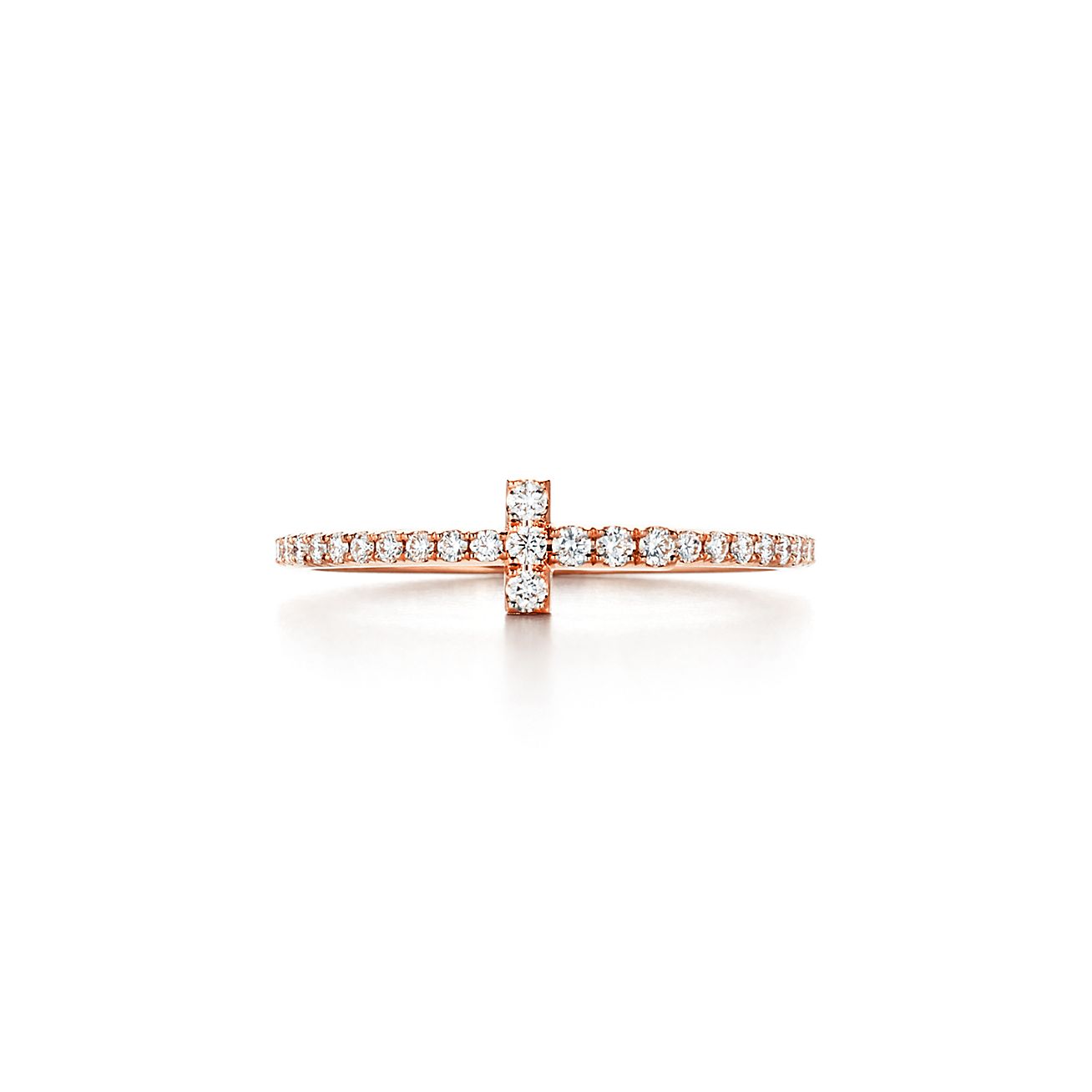 Tiffany Diamond Wire 18K Gold Ring