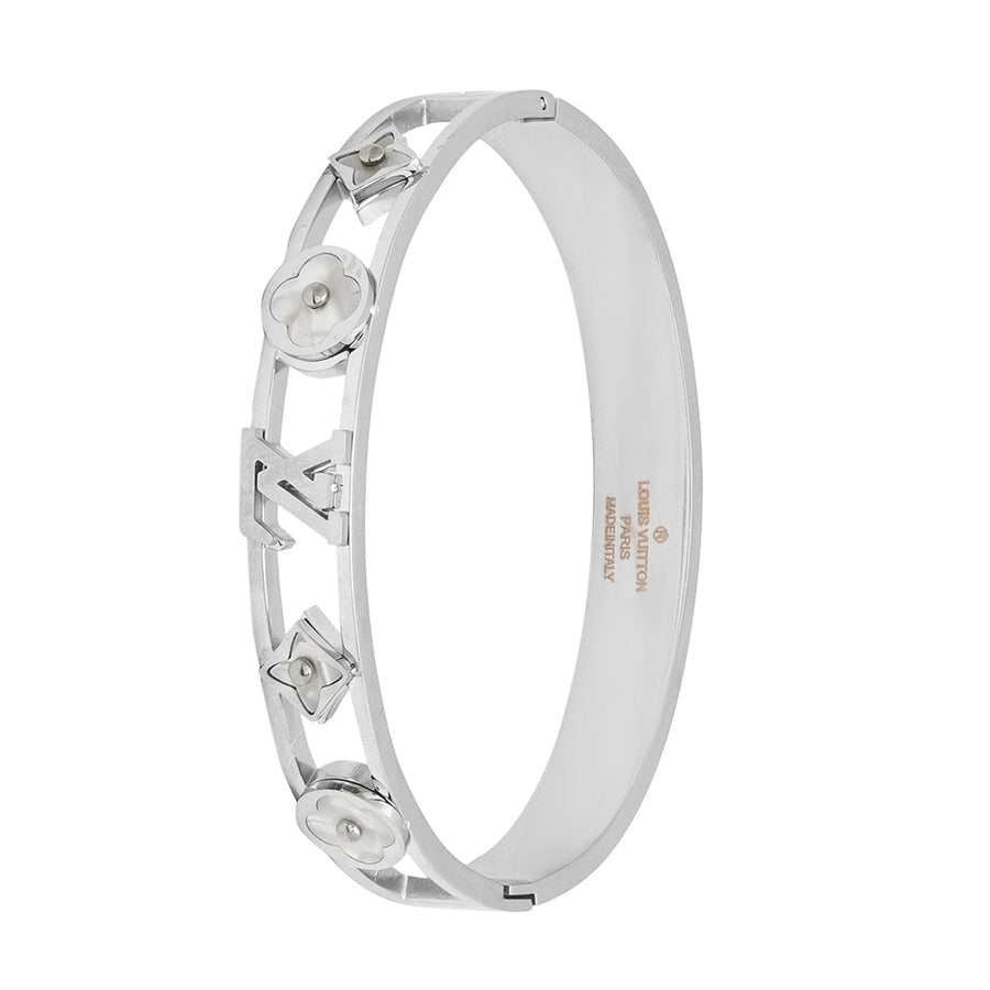 Louis Vuitton Crystal Studded 18K Gold Bracelet