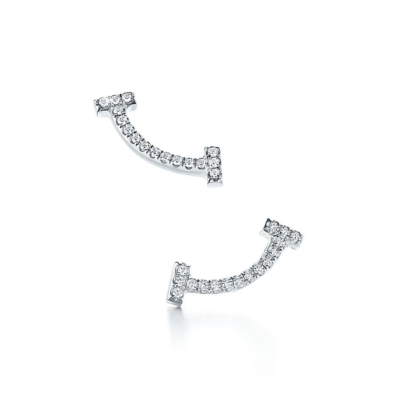 Tiffany Smile Diamonds 18K Gold Earrings
