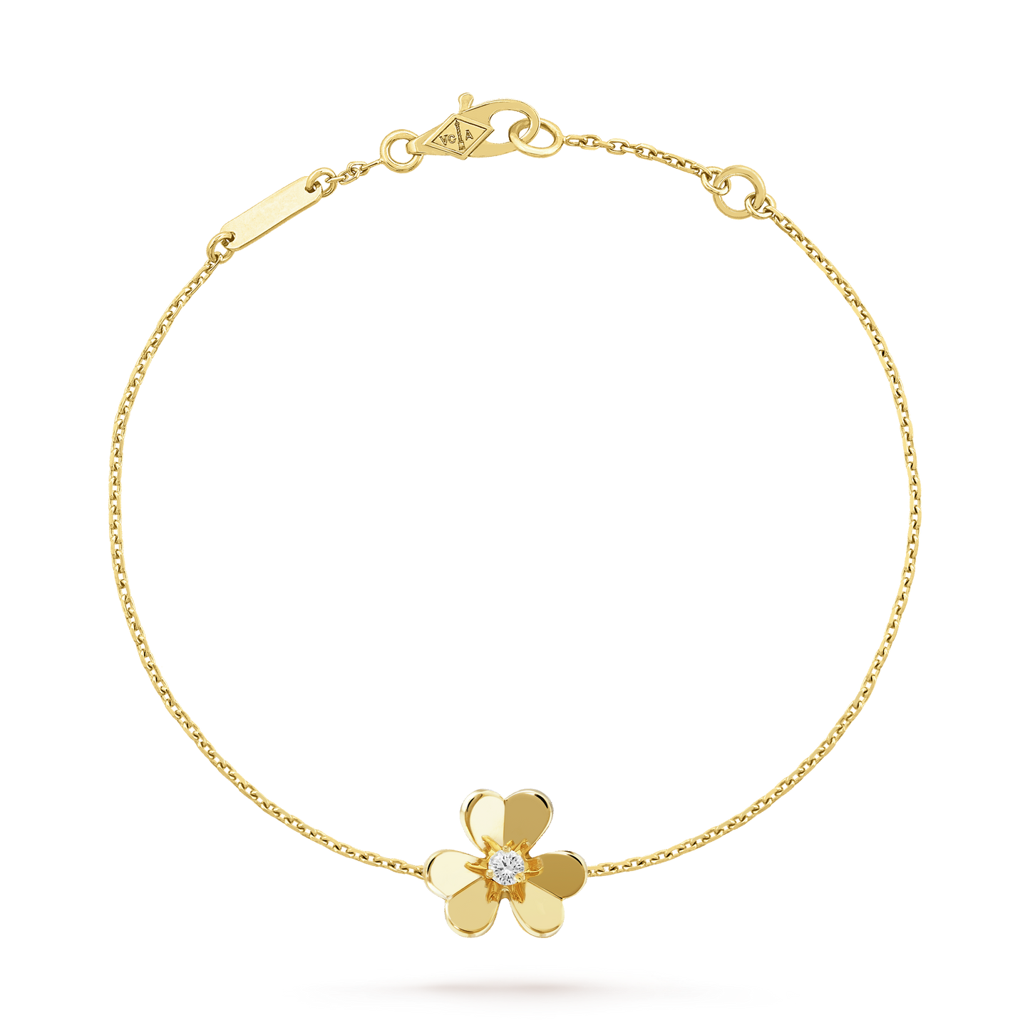 Frivole Medium Clover 18K Gold Bracelet