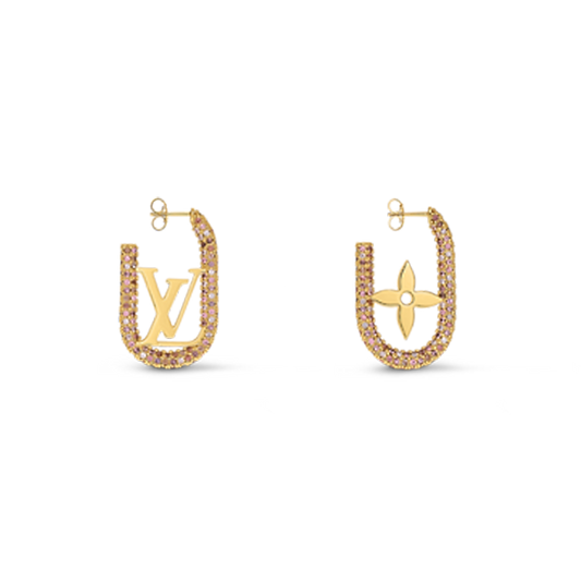 Louis Vuitton My Chain 18K Gold Earrings
