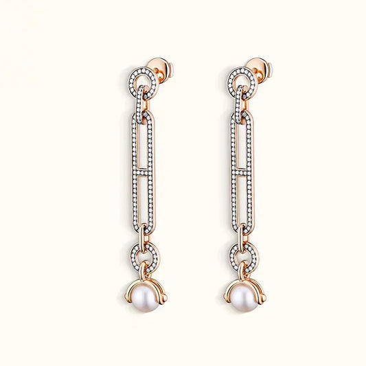 Chandra Diamonds 18K Gold Earrings