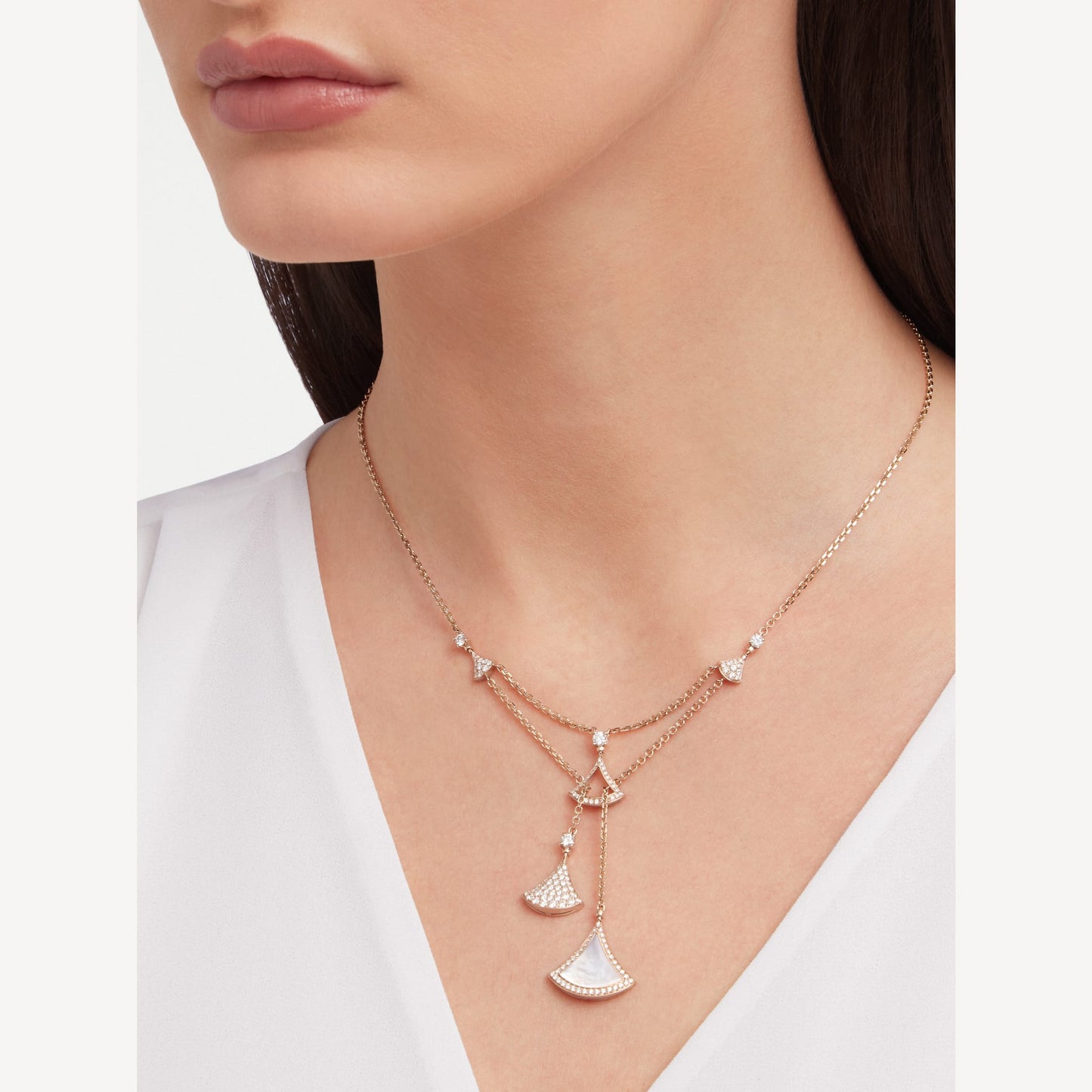 Bvlgari BVLGARI Dream Pearls 18K Gold Necklace