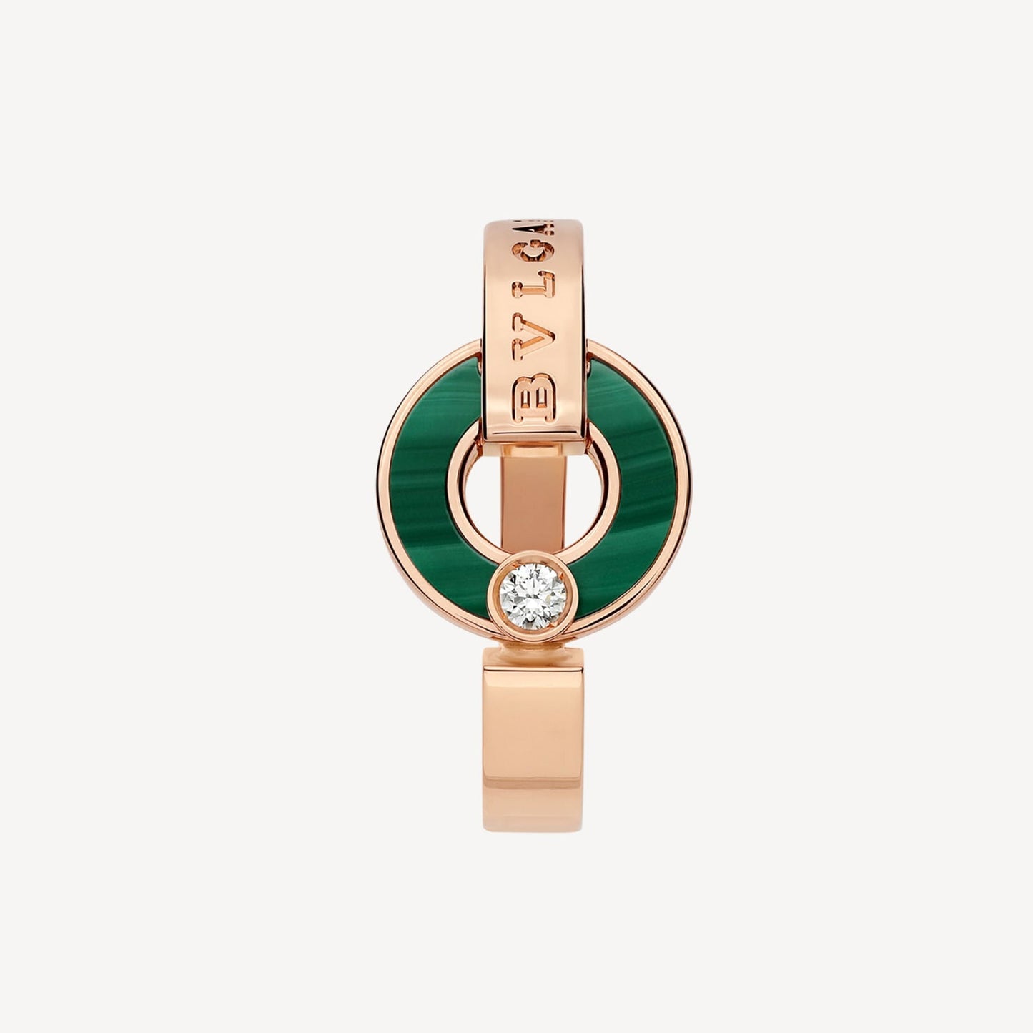 Bvlgari Malachite 18K Gold Ring
