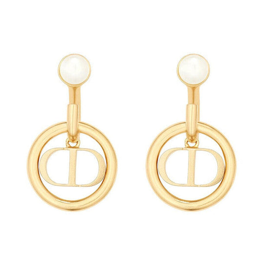 Dior 30 Montaigne Pearls 18K Gold Earrings