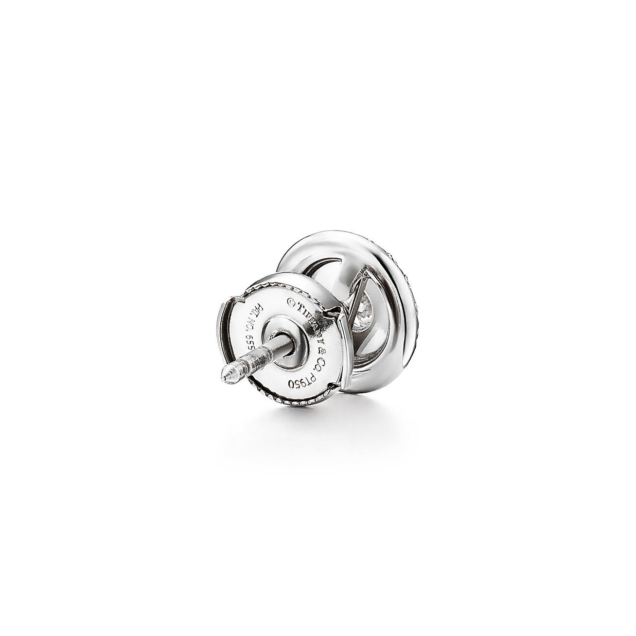 Tiffany Soleste Diamonds 18K White Gold Earrings