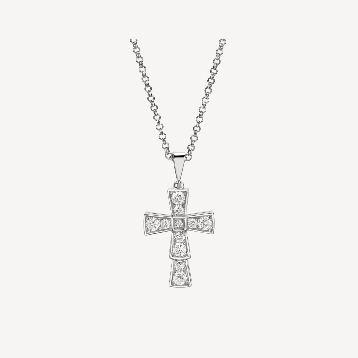 Diamond Pendants 18K Gold Necklace