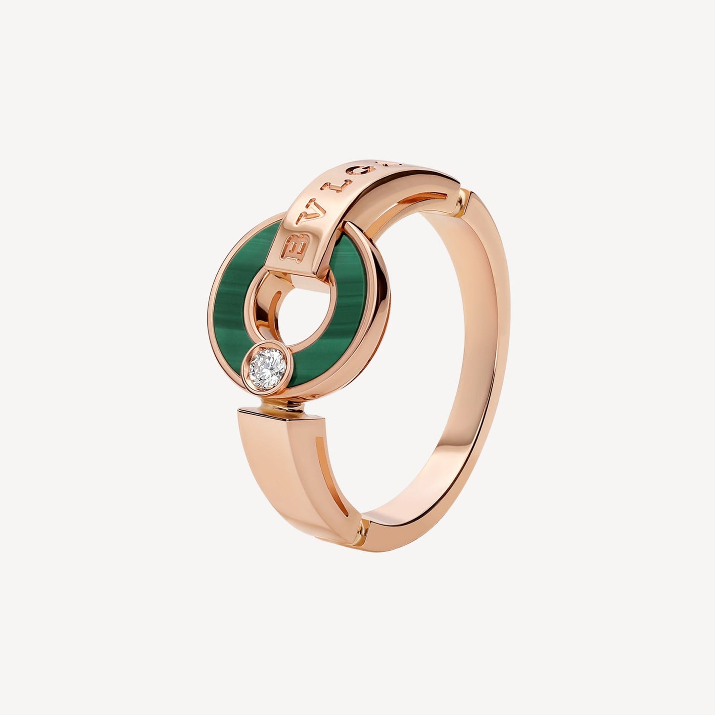 Bvlgari Malachite 18K Gold Ring