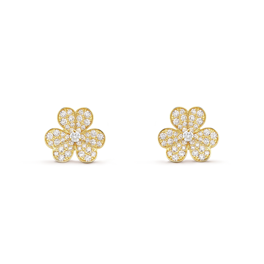 Frivole Small Model 18K Yellow Gold Earrings