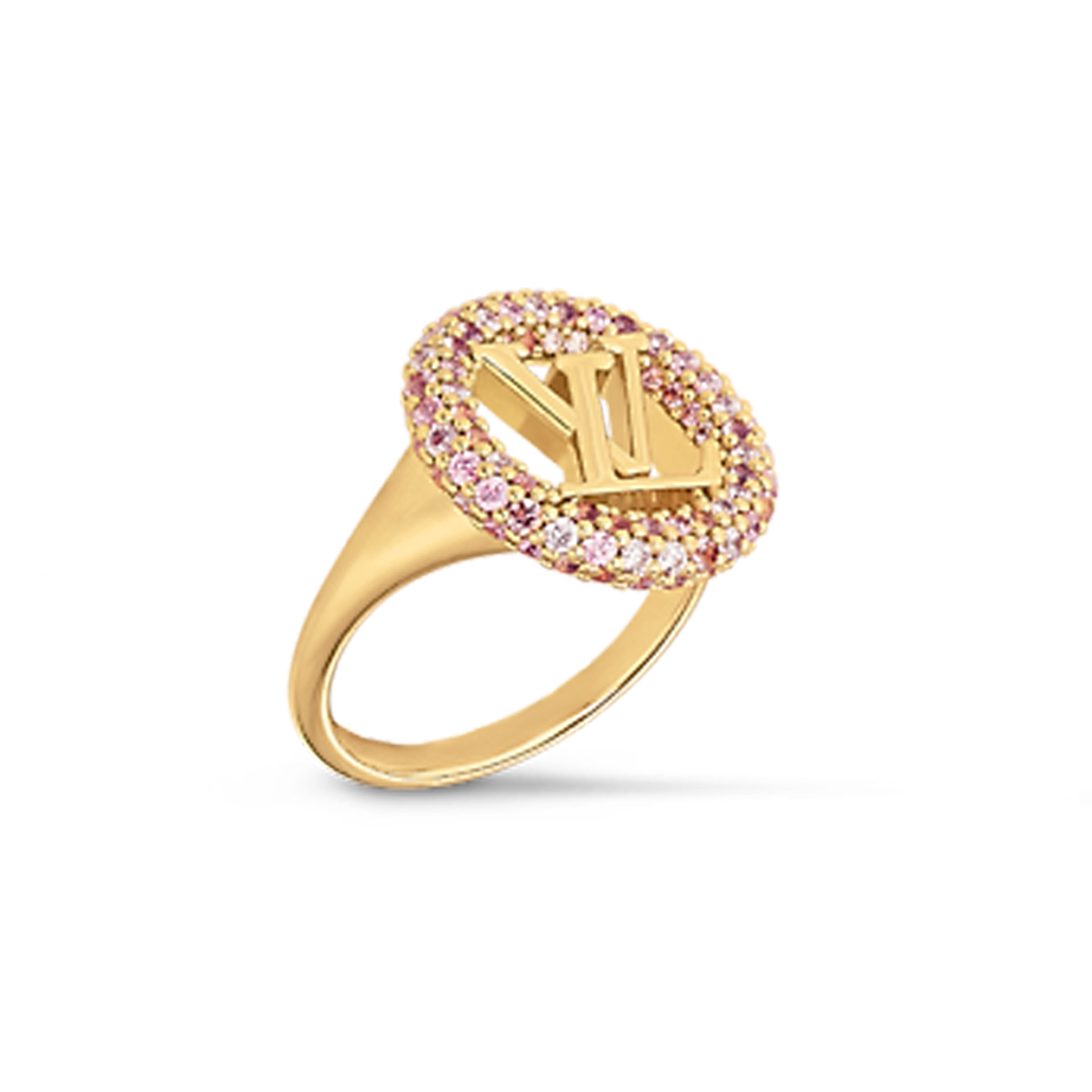 Louis Vuitton Louise Tresor 18K Gold Ring