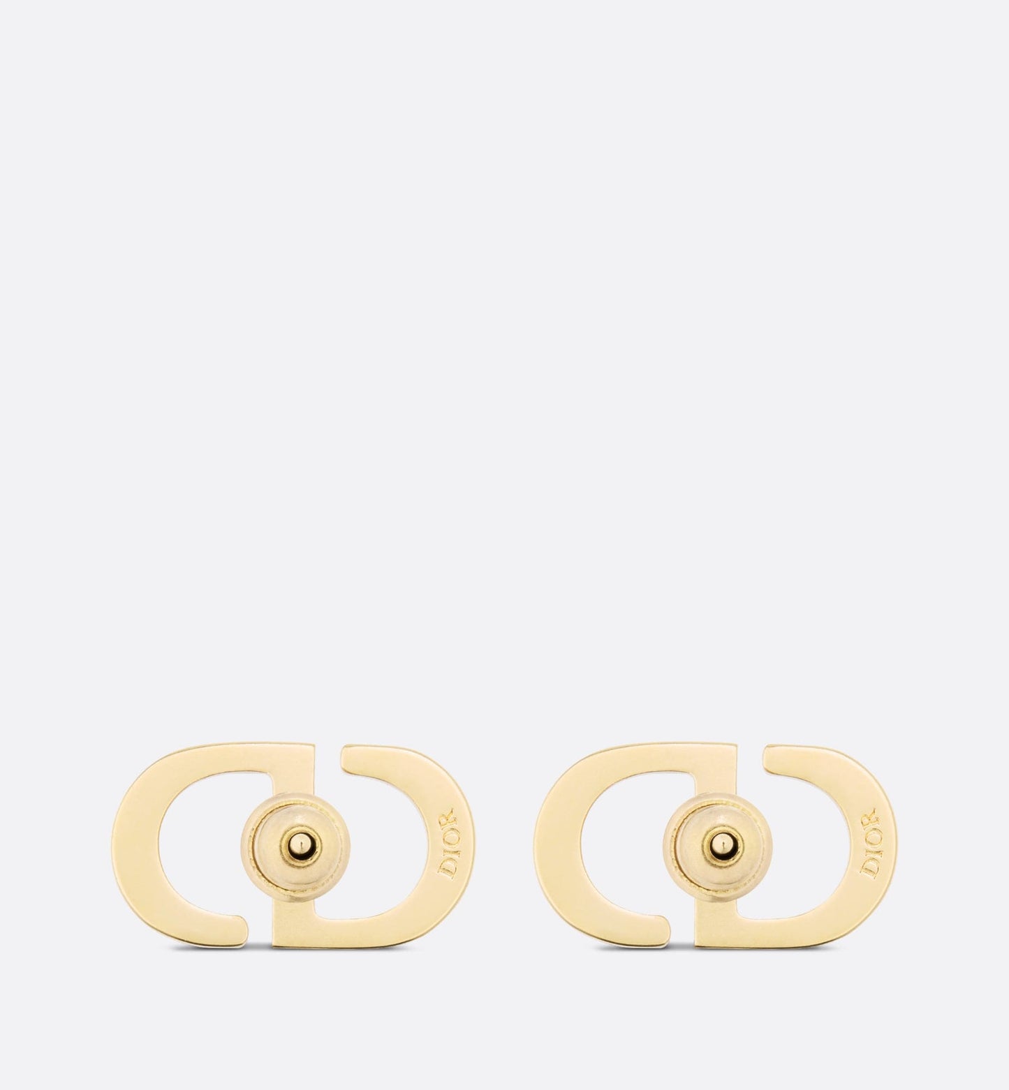 Dior Petit Stud Fuchsia Crystals 18K Gold Earrings