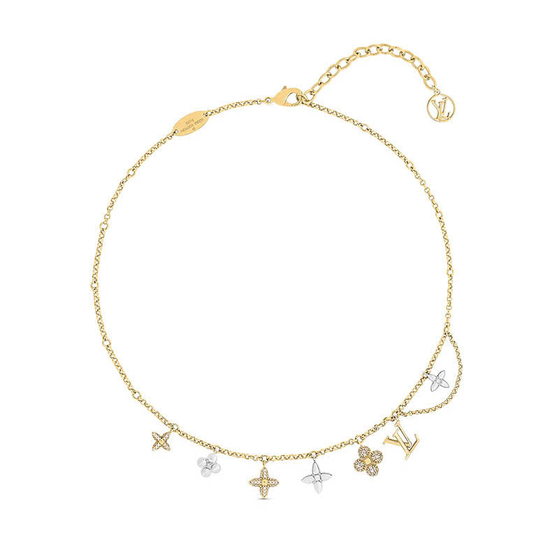 Louis Vuitton Gram Diamonds 18K Gold Necklace