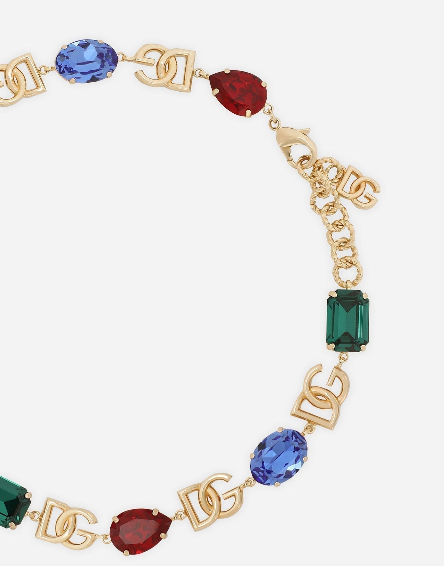 DG Crystals Choker 18K Gold Necklace