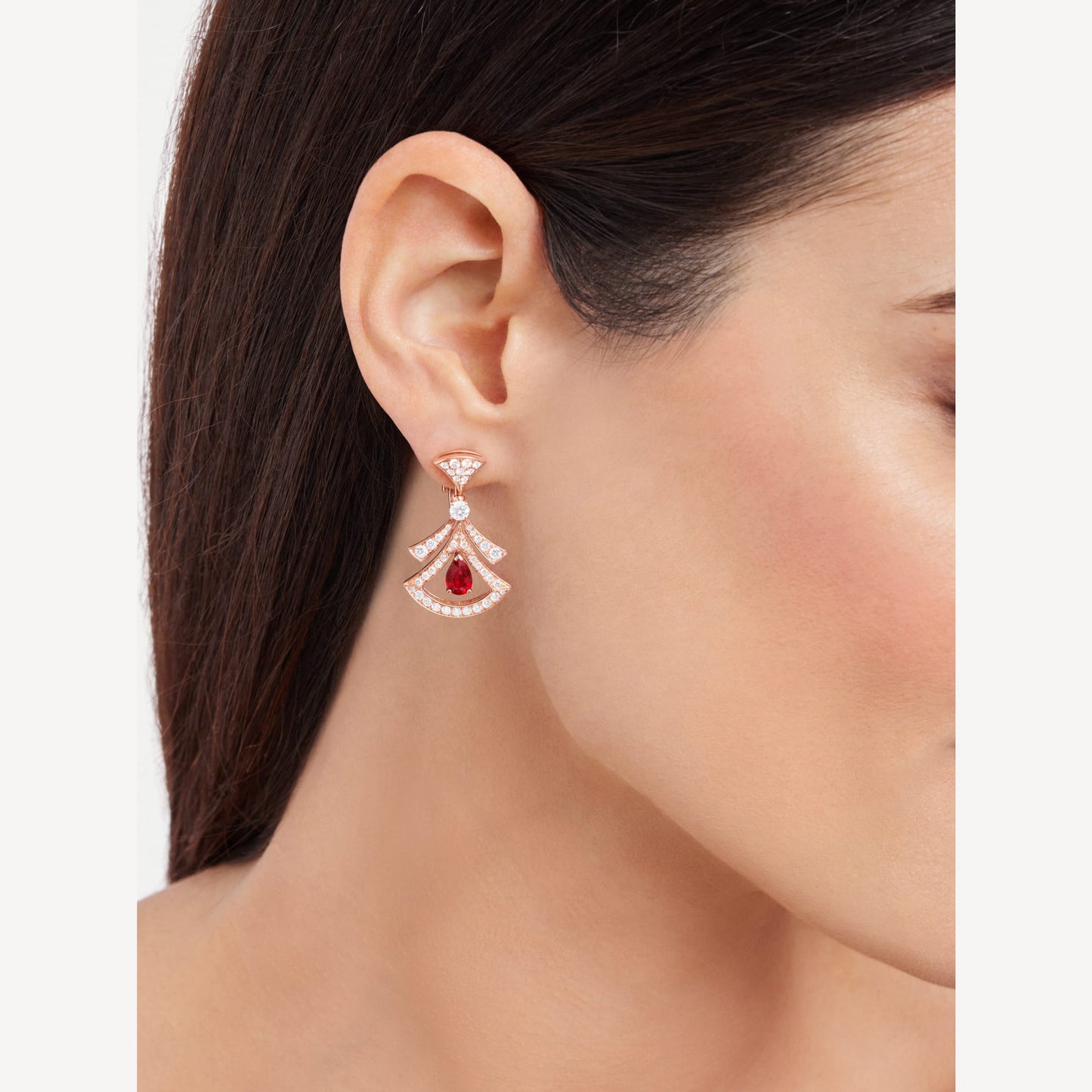 Bvlgari BVLGARI Dream Openwork 18K Gold Earrings