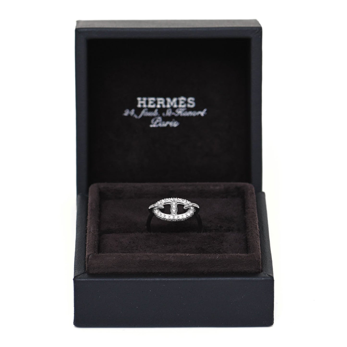 Hermes Farandole Diamond 18K Gold Ring