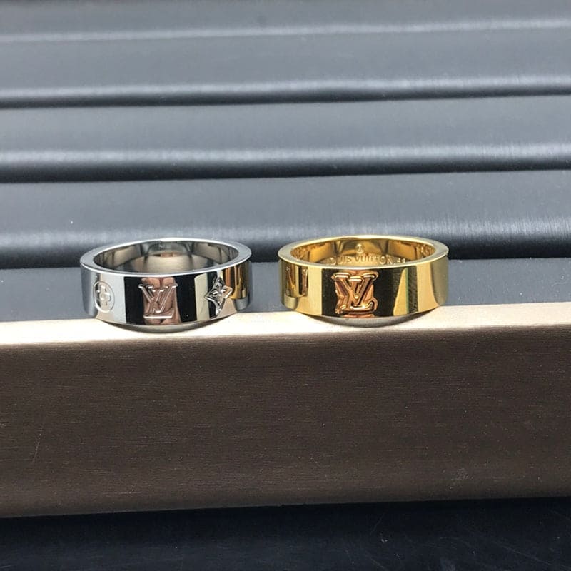 Louis Vuitton Instinct Set of Two 18K Gold Ring