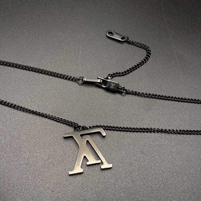 Louis Vuitton Upside Down 18K Gold Necklace