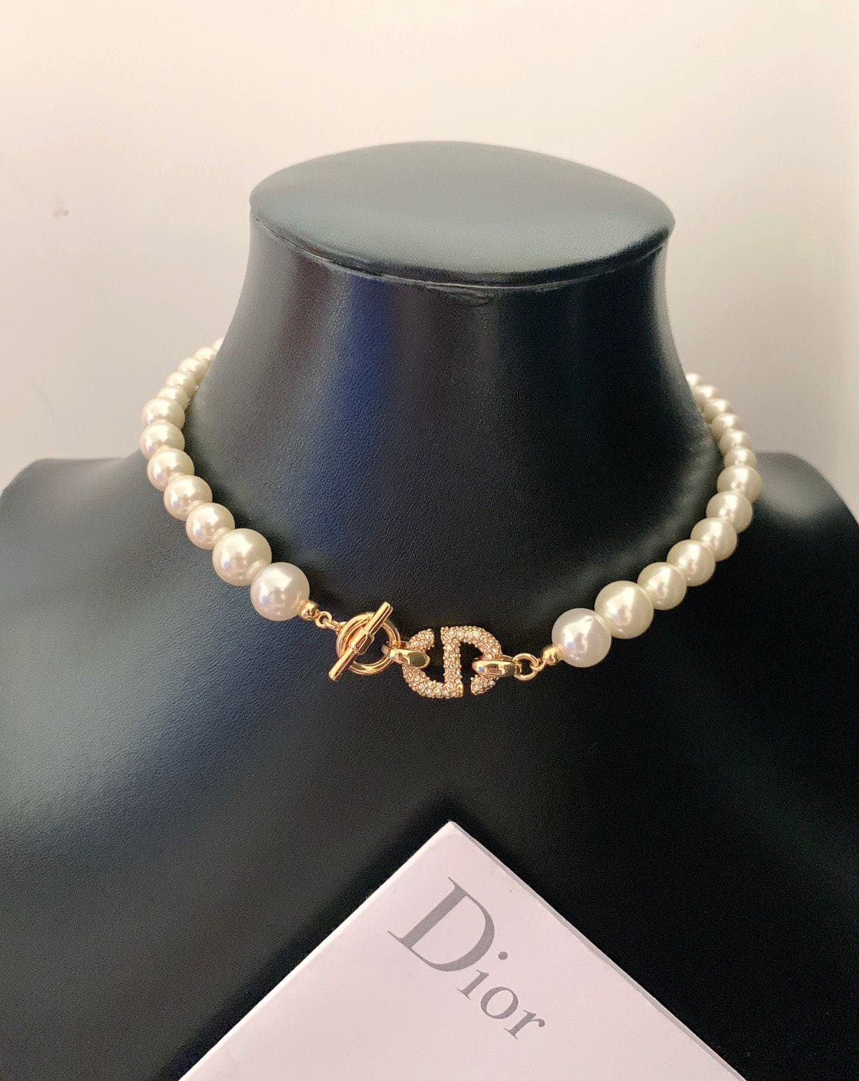 Dior Pearl 18K Gold Necklace