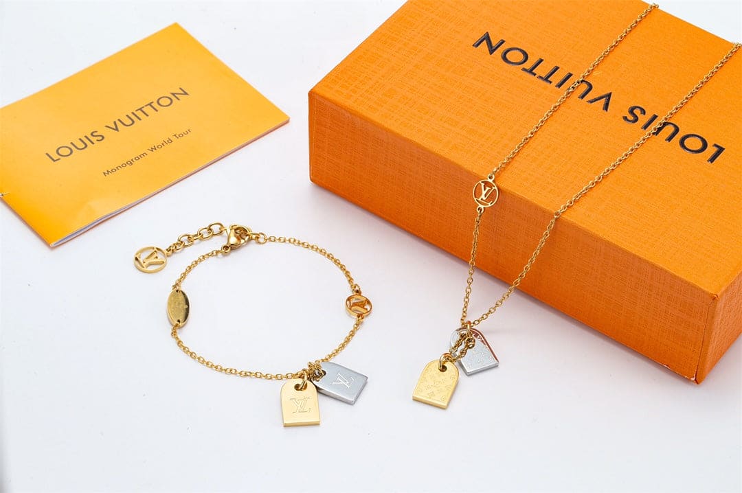 Louis Vuitton Nanogram 18K Gold Bracelet