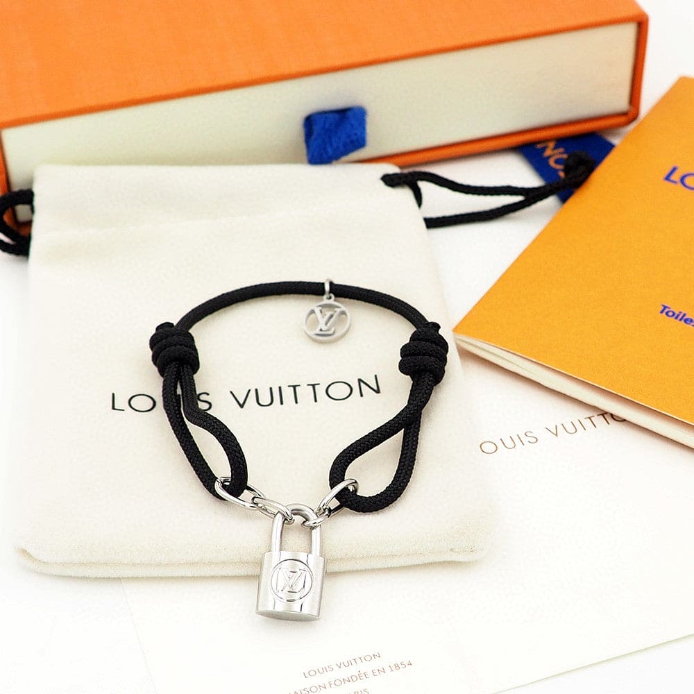 Louis Vuitton Silver Lockit X Virgil Abloh 18K Gold Bracelet