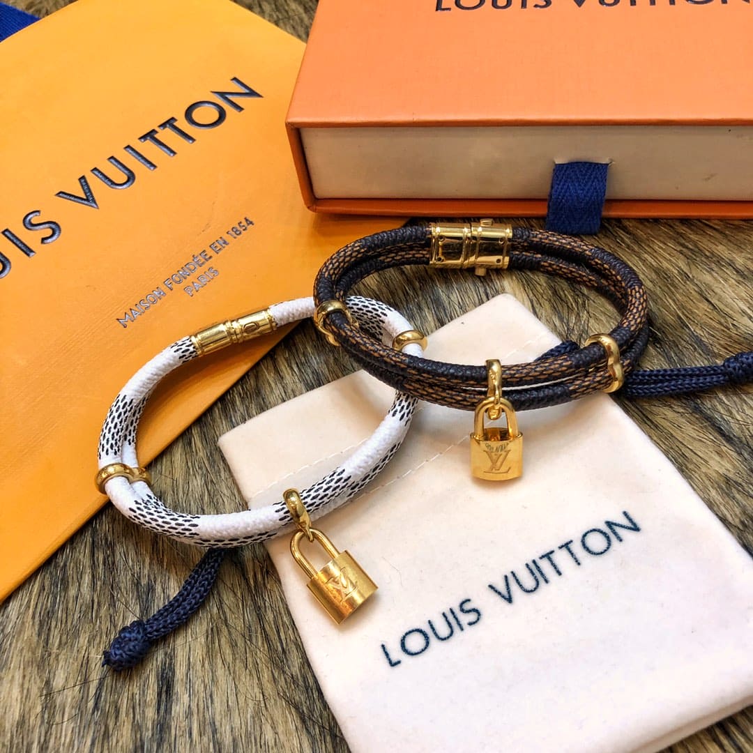 Louis Vuitton Keep It Twice 18K Gold Bracelet