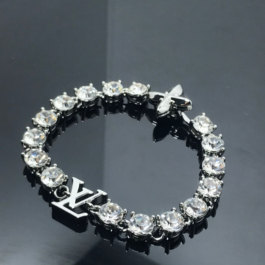 Louis Vuitton Crystals 18K Gold Bracelet