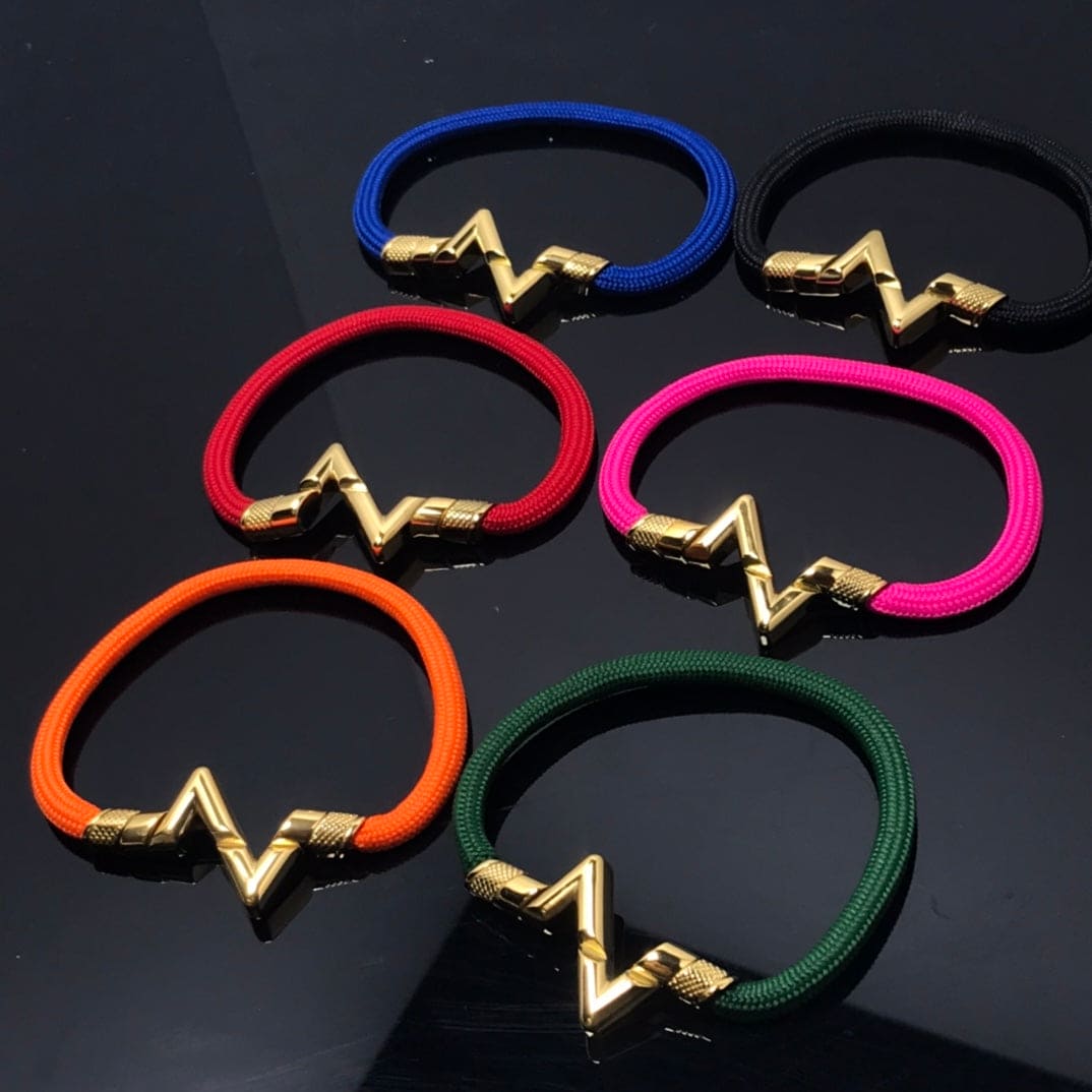 Louis Vuitton Volt Upside Down Play Green 18K Gold Bracelet