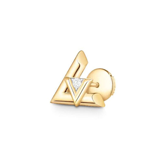 Louis Vuitton Volt One 18K Gold Earrings