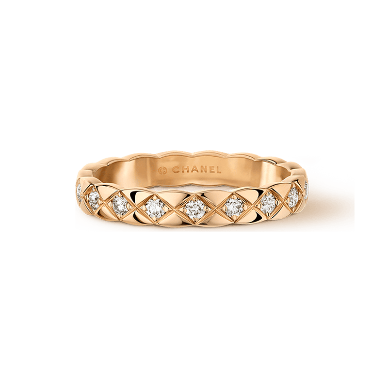 Chanel Coco Crush Mini Diamonds 18K Gold Ring
