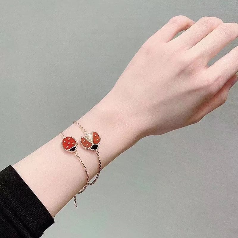 Lucky Spring Clover 18K Gold Bracelet