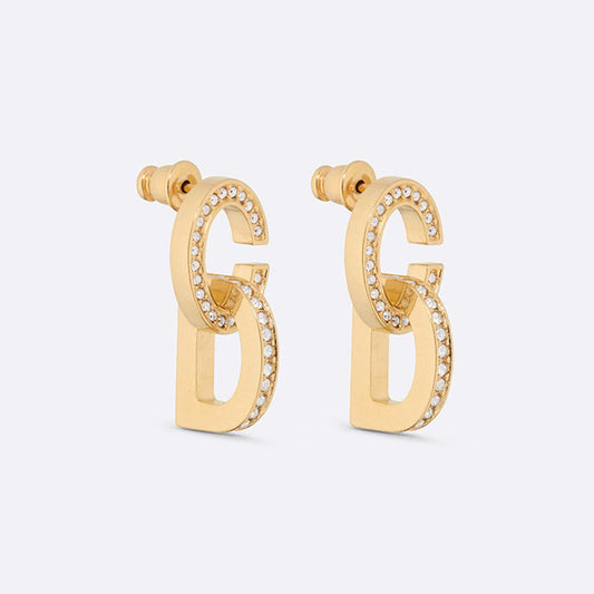 Dior Lock 18K Gold Earrings