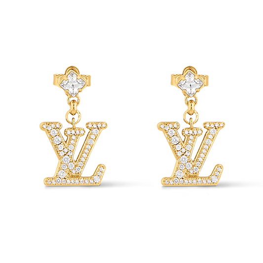 Louis Vuitton Lady 18K Gold Earrings