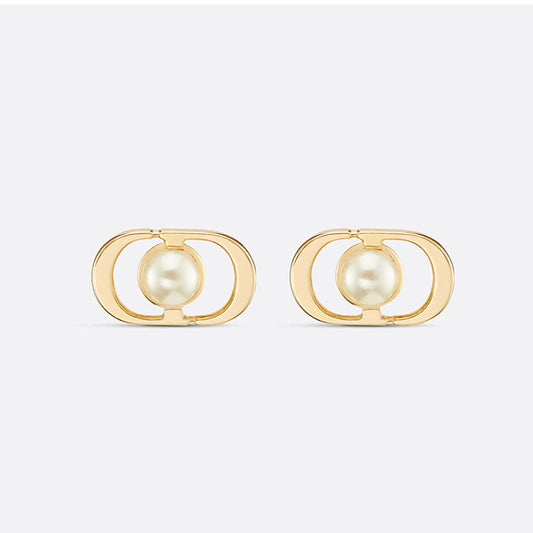 Dior Petit Jolie Mini Stud 18K Gold Earrings