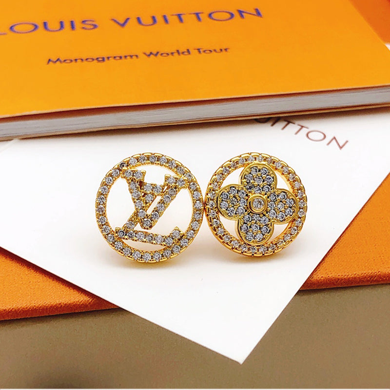 Louis Vuitton Blossom Diamond 18K Gold Earrings