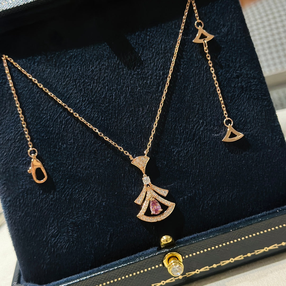 Bvlgari BVLGARI Dream Pearls Diamond 18K Gold Necklace