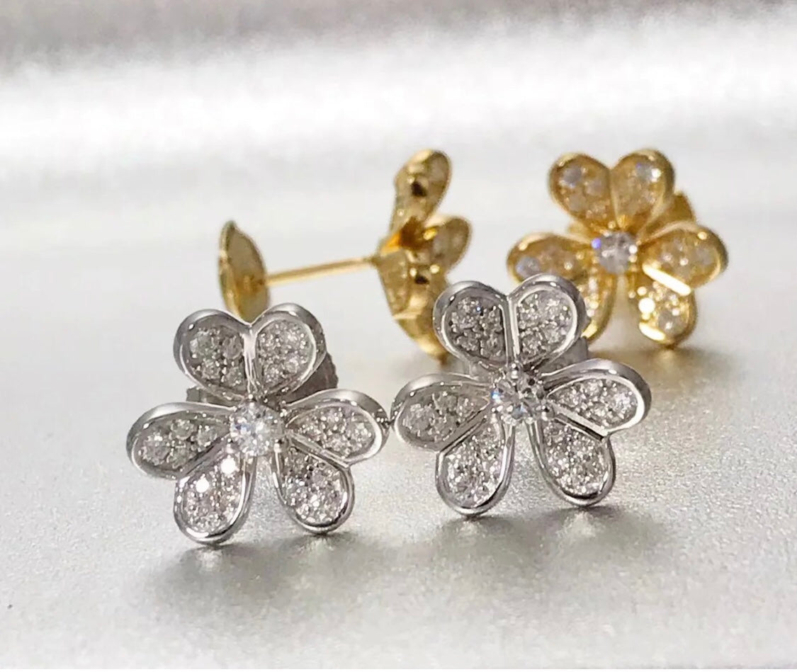 Frivole Small Model 18K Yellow Gold Earrings