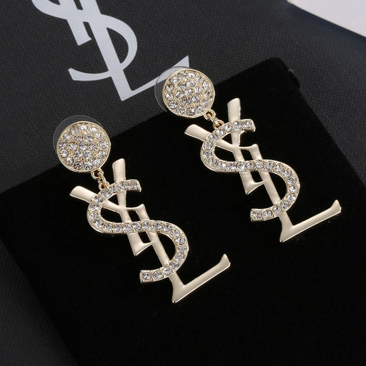 YSL Diamonds 18K Gold Earrings