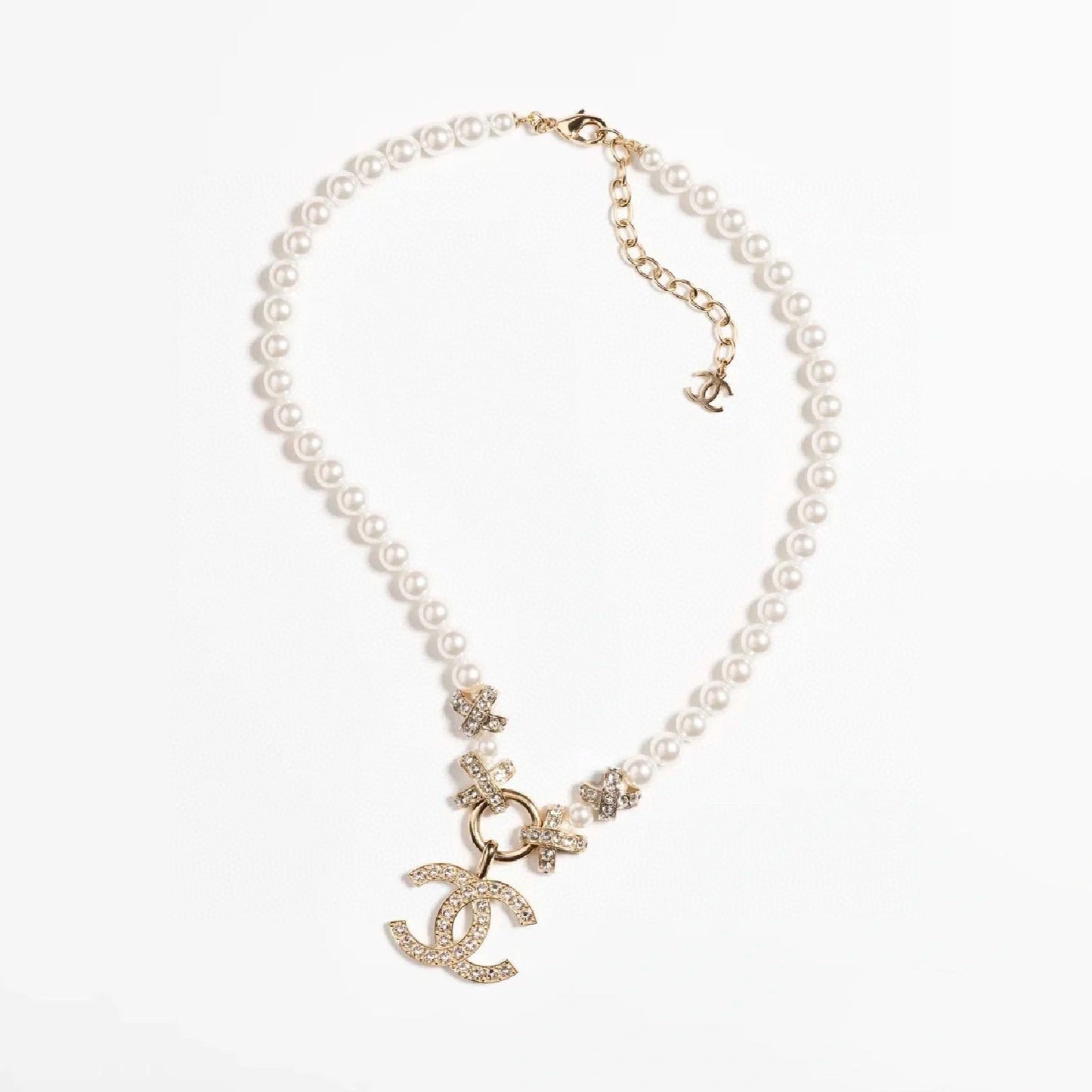 Chanel Pearls Chain 18K Gold Necklace