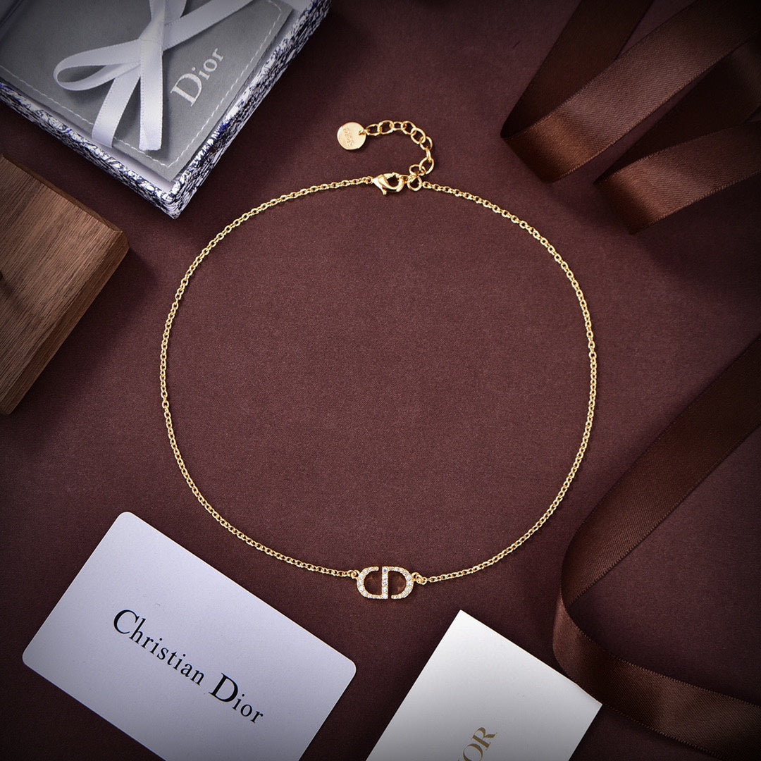 Dior Petit Diamonds 18K Gold Necklace