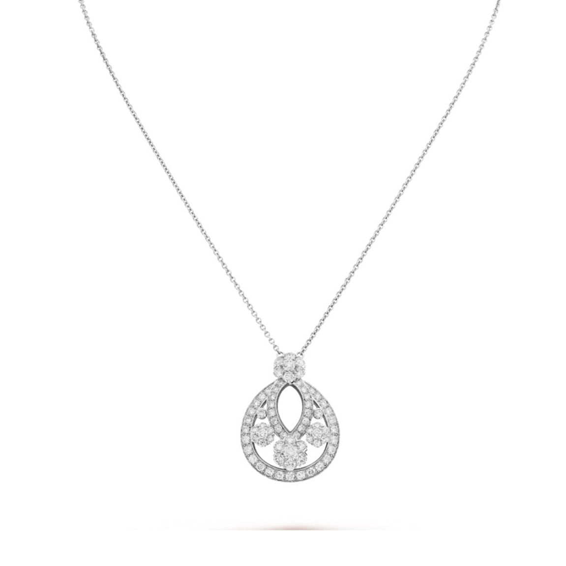 Snowflake 18K Gold Necklace