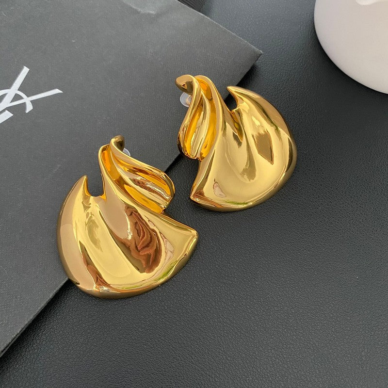 YSL Gold 18K Gold Earrings