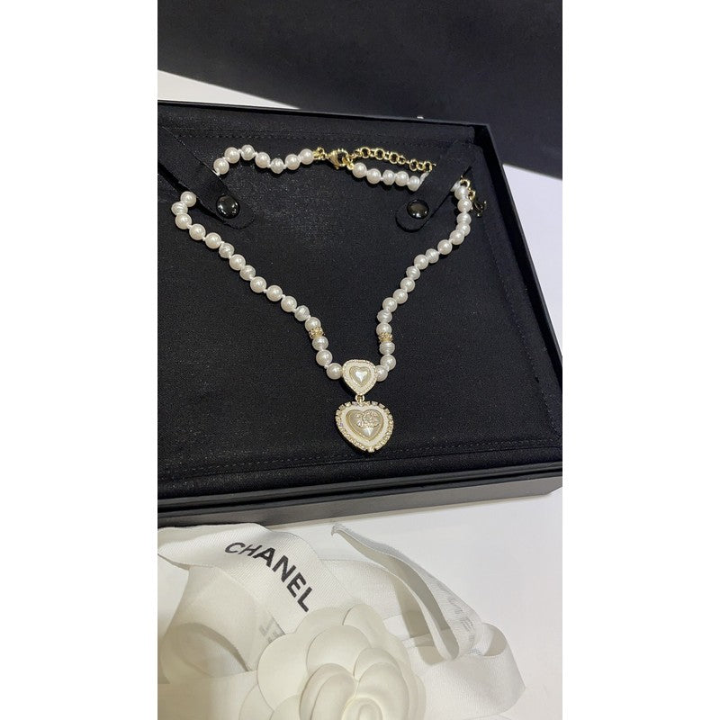 Chanel 24A Pearl 18K Gold Necklace