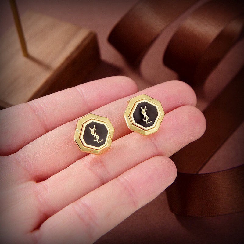 YSL Gold 18K Gold Earrings