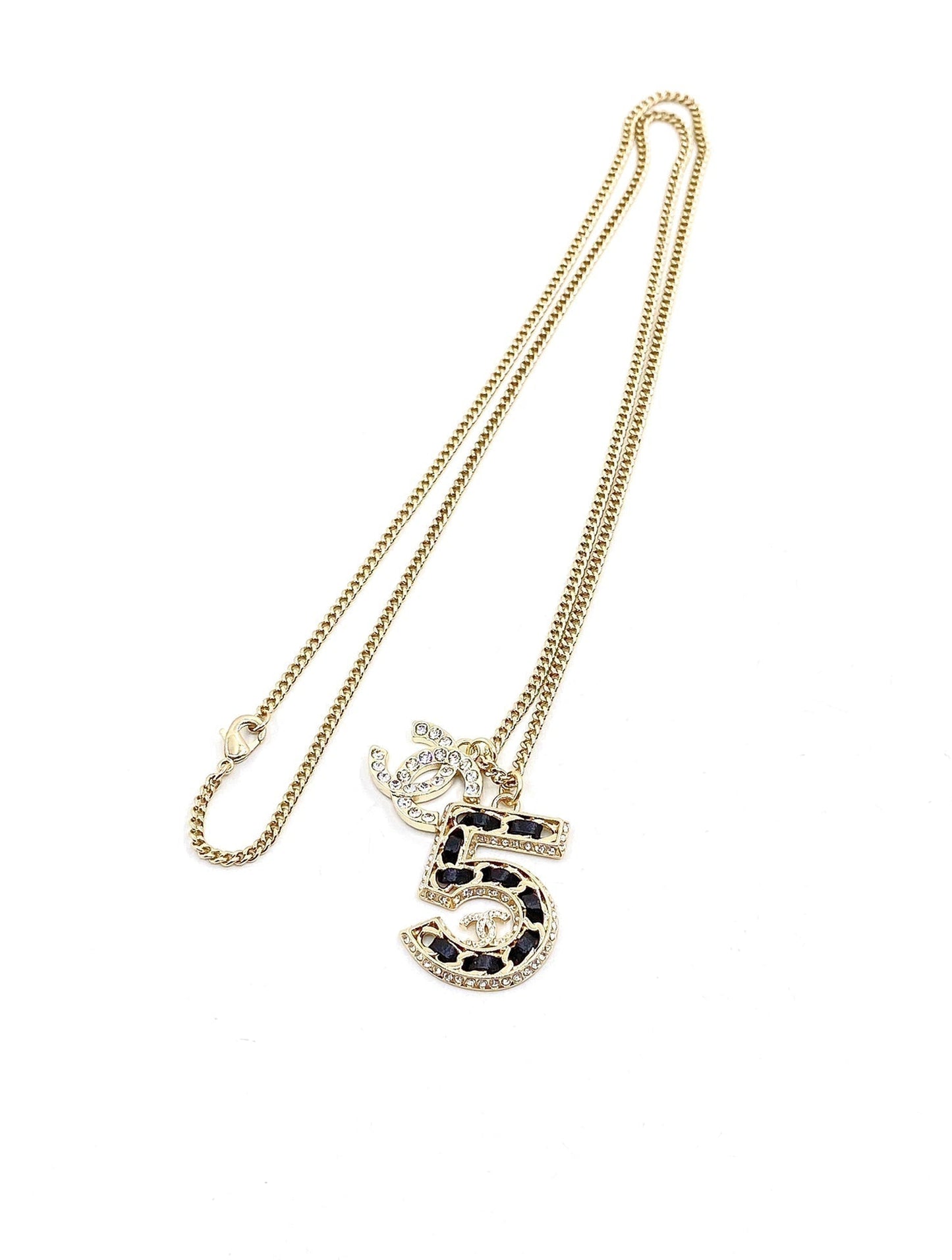 Chanel No.5 Chain 18K Gold Necklace
